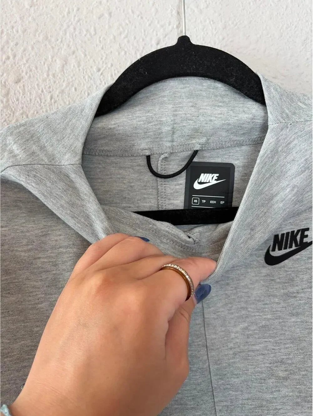 Nike Tech Grey Mock Neck Crew size XS